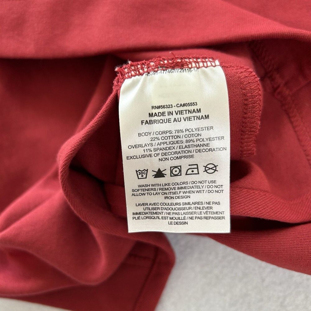 Nike 1/2 Zip Football Top Shirt Men's Small‎ Burgundy Red Dri Fit CW3509-613 - Picture 6 of 7
